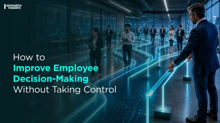 How managers improve employee decision-making by guiding teams with clear frameworks, autonomy, and leadership support instead of control.